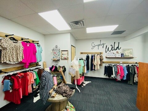 simply wildlocated inside boones pharmacy at 203 lafayette st. simply wild is just that ! drop by and see the large selection of clothing, bags, shoes, and jewelry !