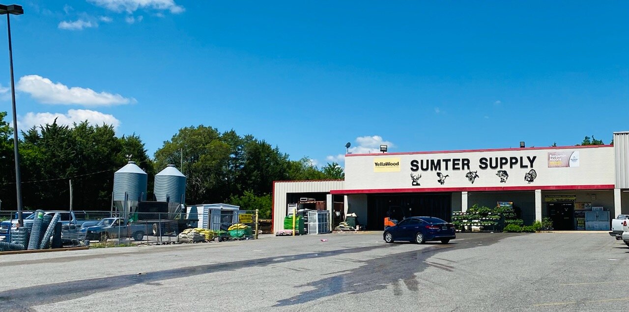 sumter supply(205) 652-4221located at 1303 n washington st.From your farm, to your home and your big hunt Sumter Supply has everything you need!